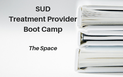 SUD Treatment Provider Boot Camp - The Space